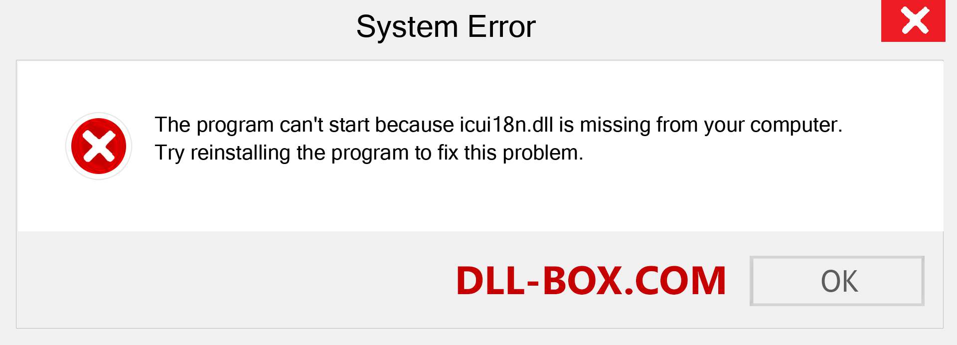  icui18n.dll file is missing?. Download for Windows 7, 8, 10 - Fix  icui18n dll Missing Error on Windows, photos, images